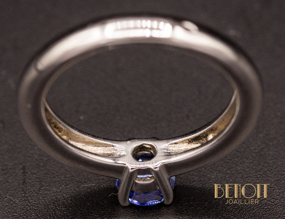 Solitaire Saphir Bleu - Image 5