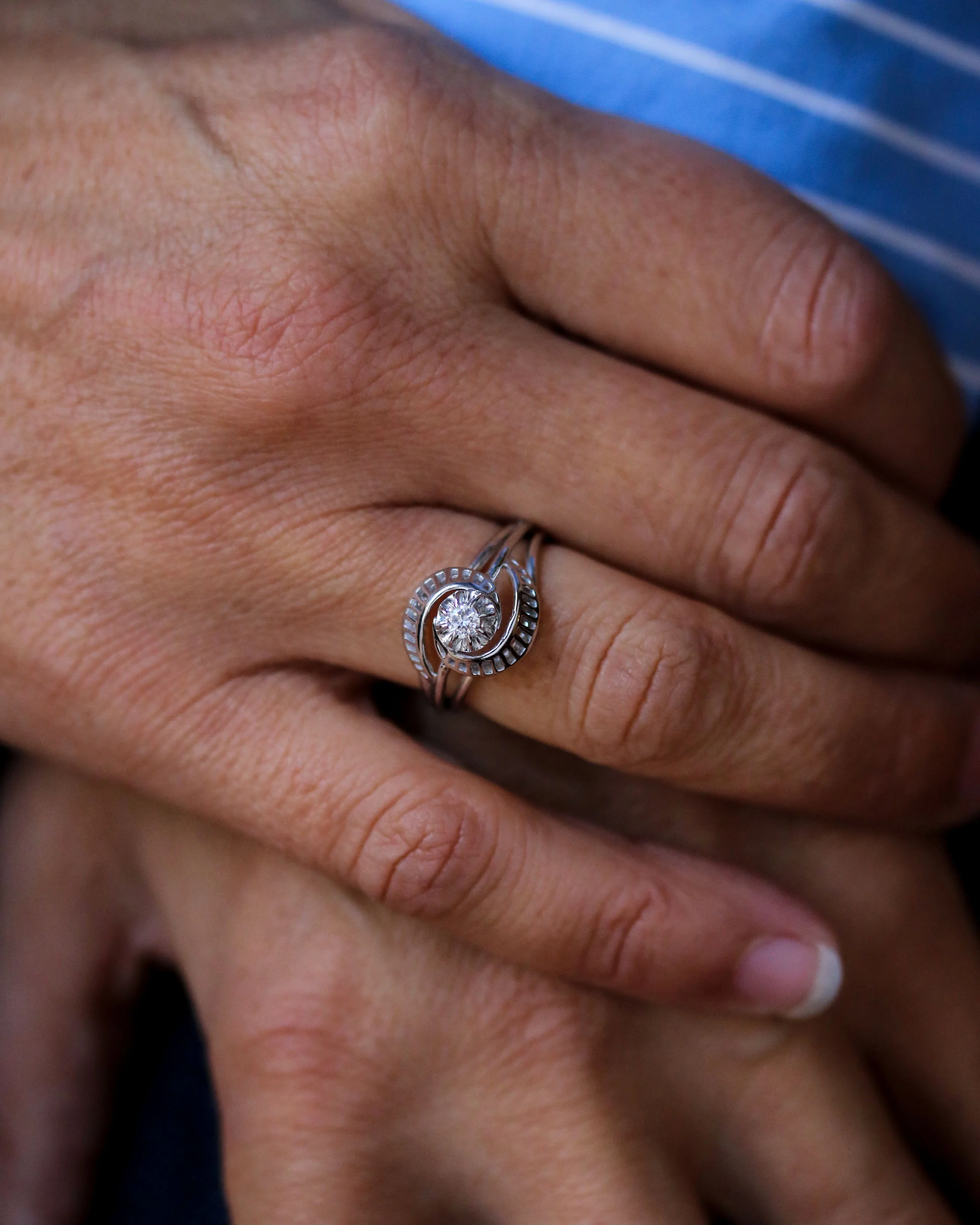 Solitaire Tourbillon Or Blanc Diamant - Image 2