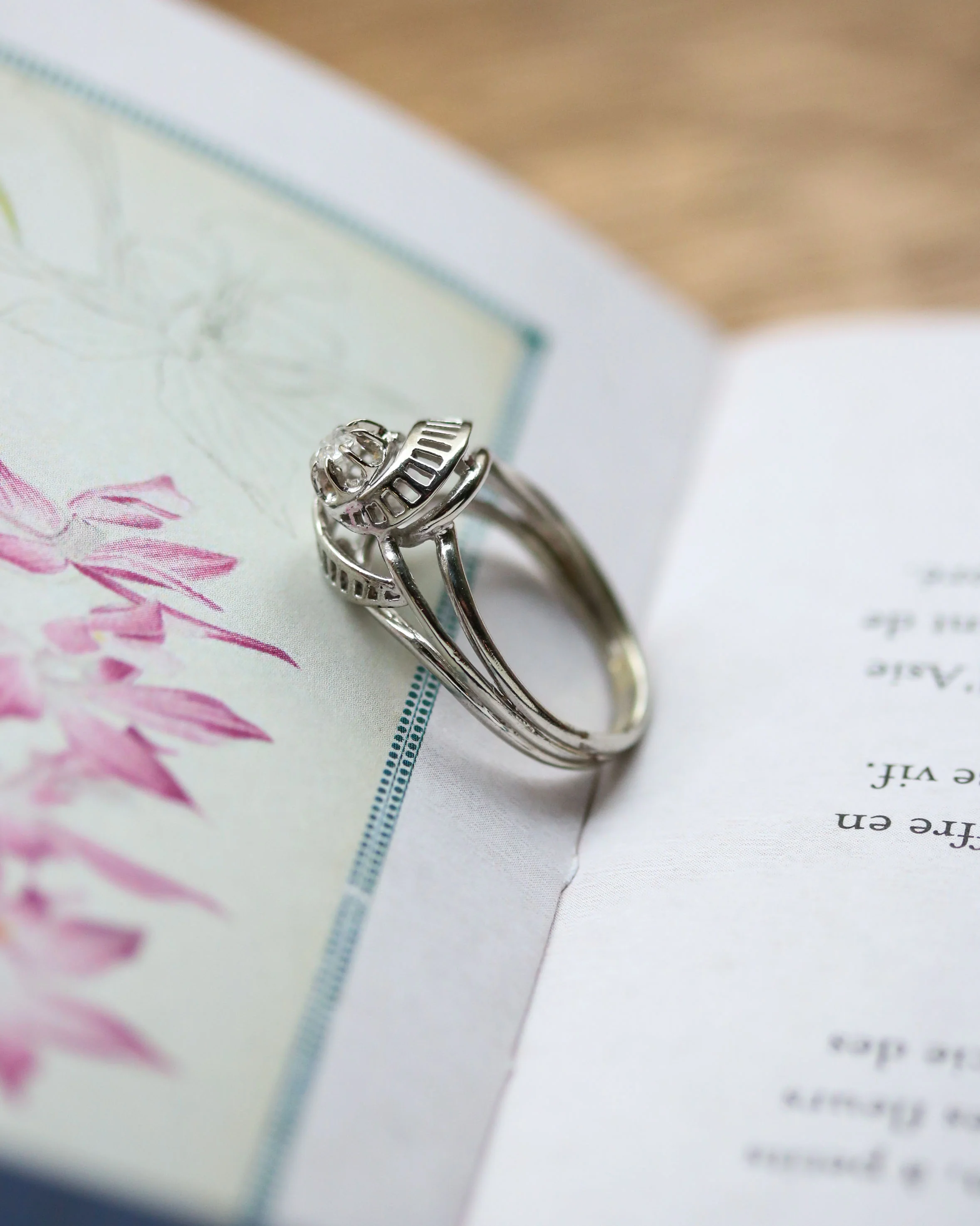 Solitaire Tourbillon Or Blanc Diamant - Image 4