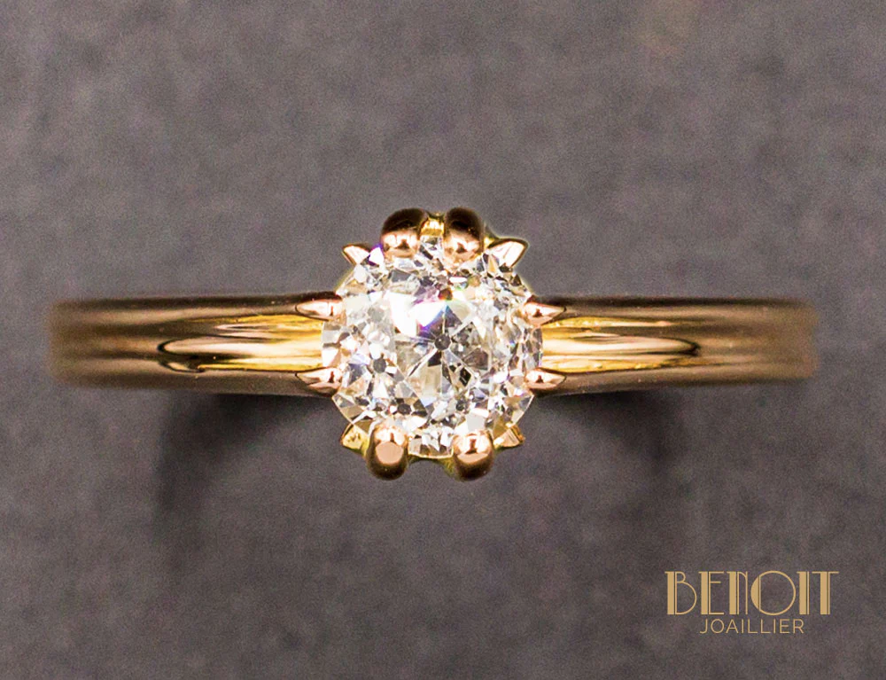Solitaire Vintage Diamant - Image 3