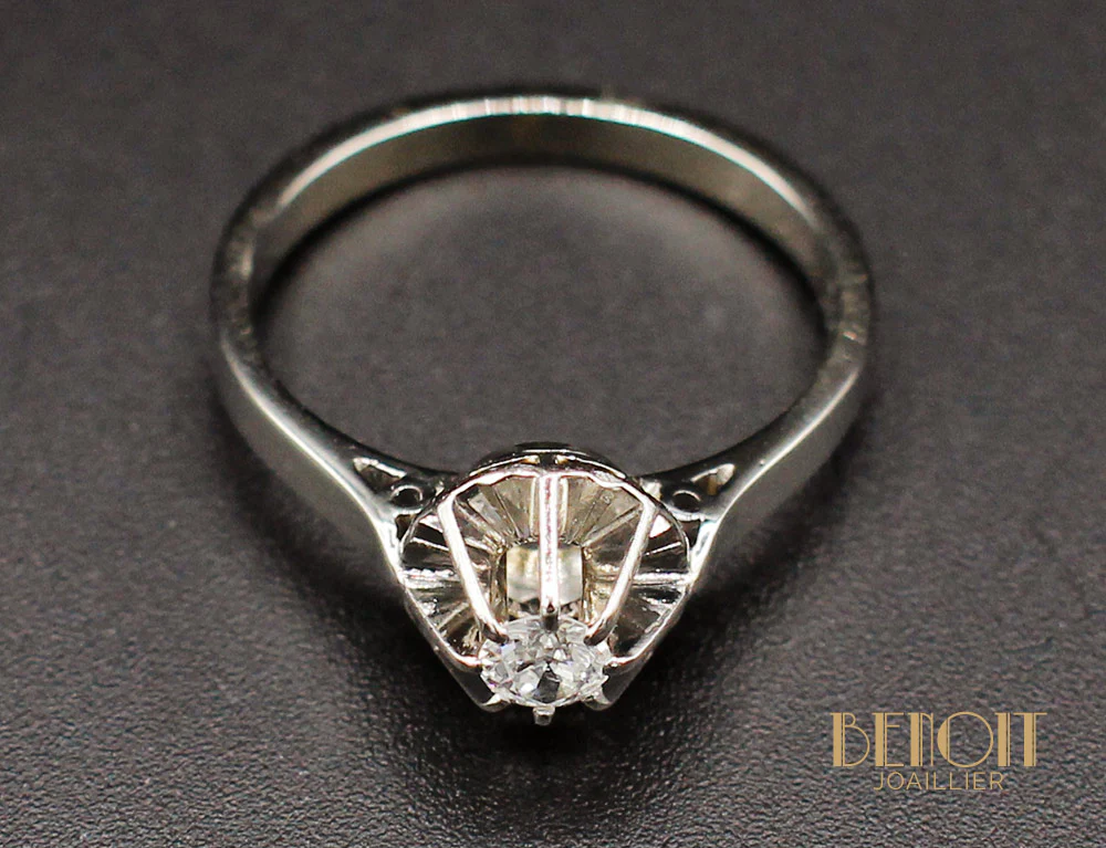Solitaire Vintage Diamant - Image 3