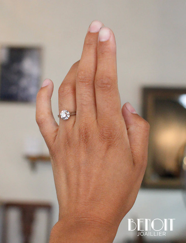 Solitaire Vintage Diamant - Image 5