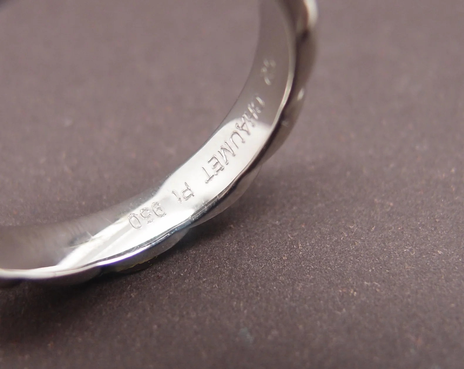 Solitaire Chaumet "Torsade" Platine Diamant 0.5 ct - Image 4