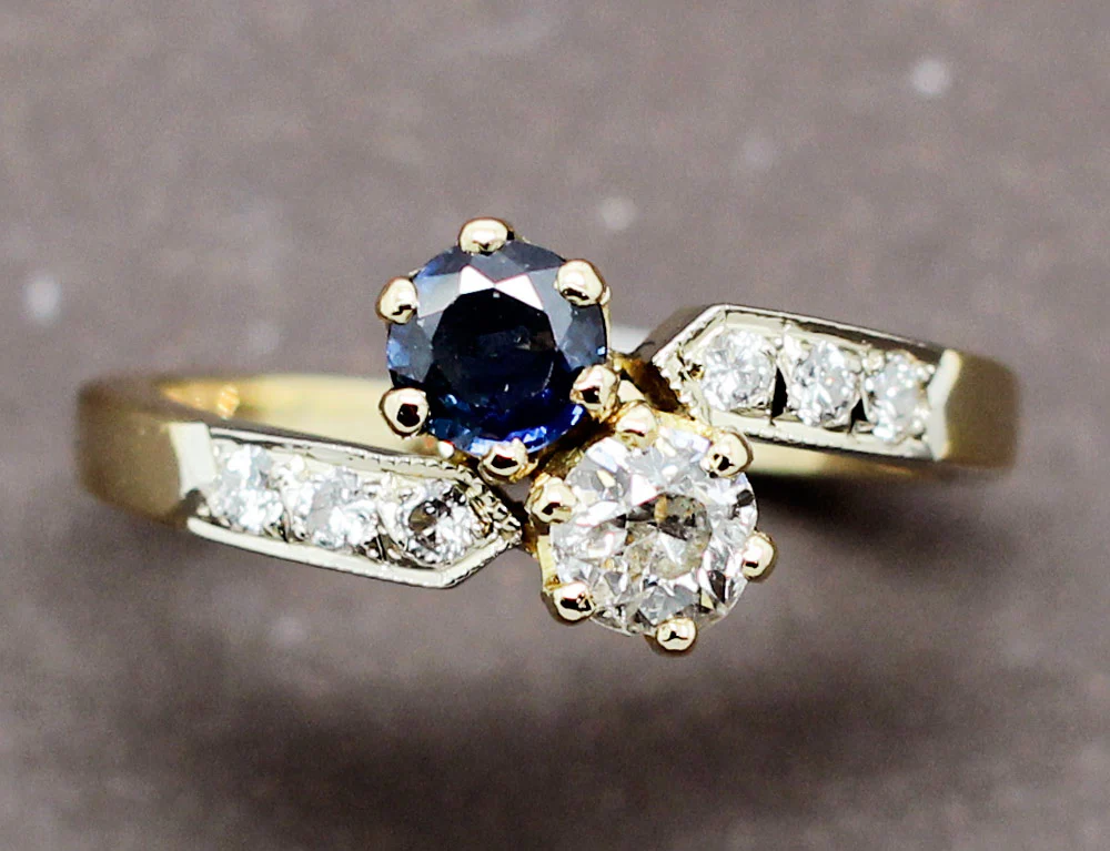 Toi et Moi Saphir Diamants - Image 3